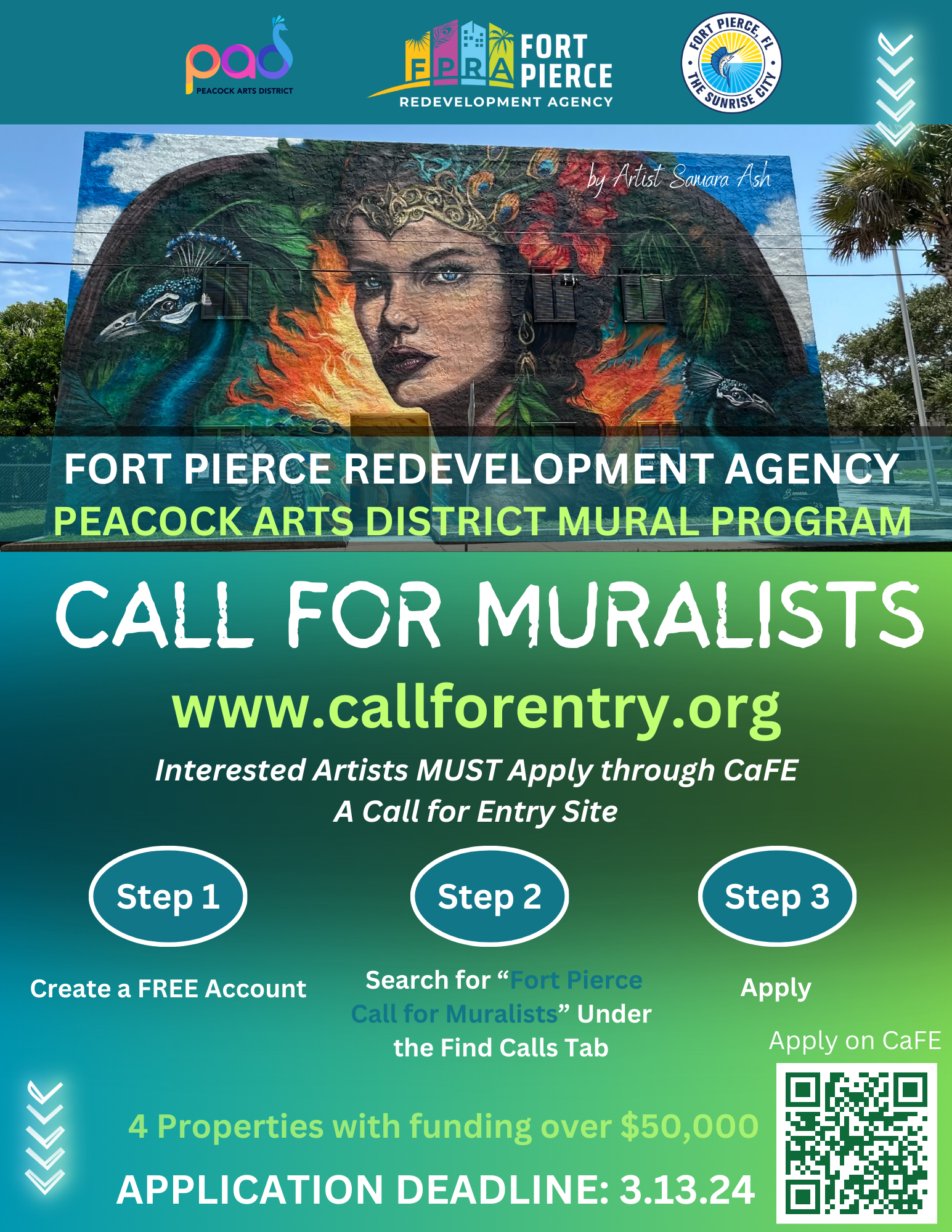 Call for Muralists Flyer 3.13.24