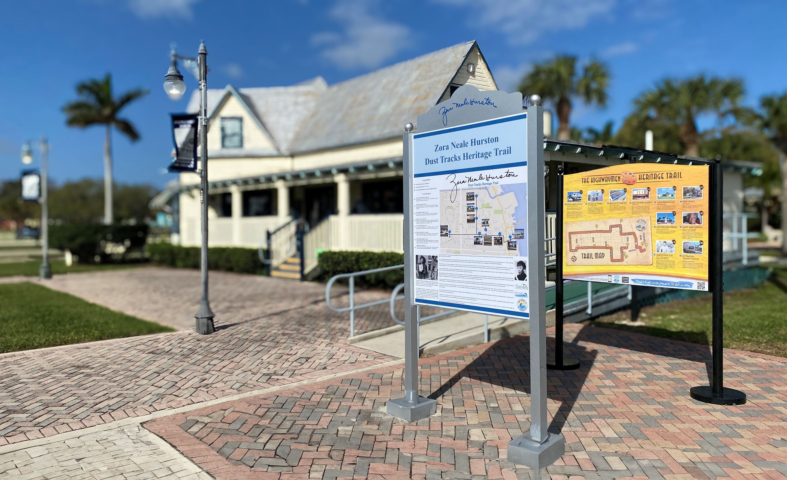 Zora sign at Sever Gables House