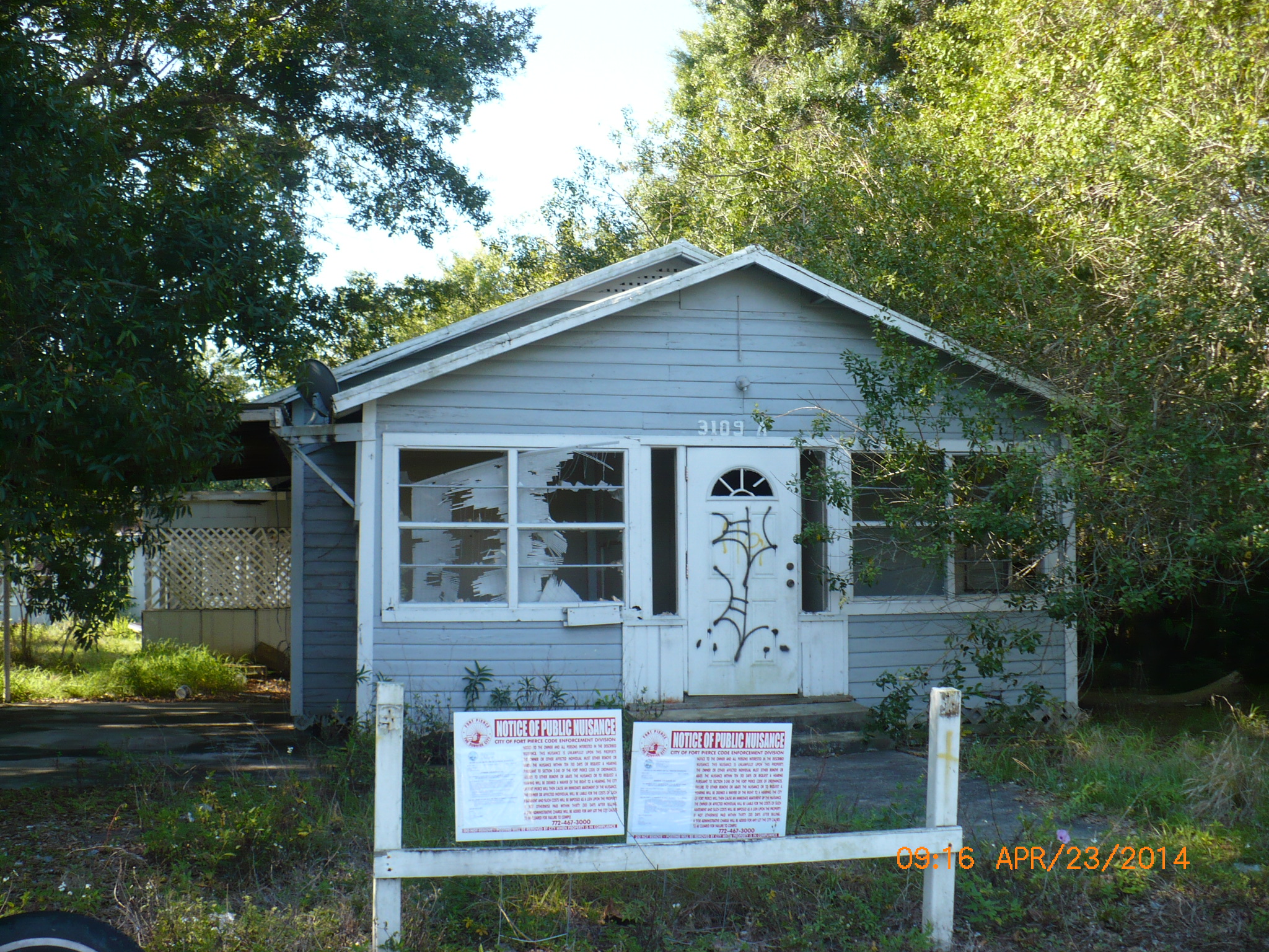 Vacant Structure Broken Windows